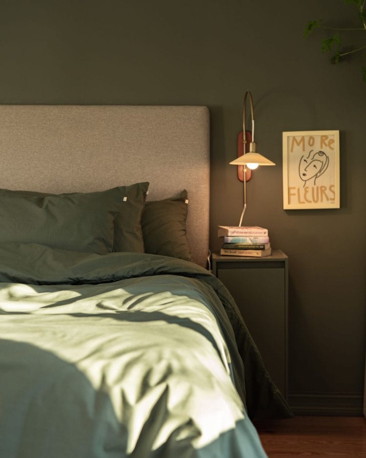 Folkness Duvet | Thyme Green